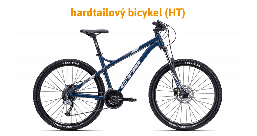 Hardtail bicykel, HT bicykel