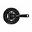Kľuky Shimano TY501 170 mm, 6/7/8-k., 42/34/24z., čierny s krytom na štvorhran Kľuky Shimano TY501 170 mm, 6/7/8-k., 42/34/24z., čierny s krytom na štvorhran