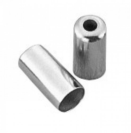 Koncovka bowdenu JAGWIRE BOT115-3, otvorená, chrom-mosadzná, 5 mm