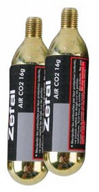 Bombička CO2 ZÉFAL 16G, so závitom, 2KS