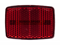 Odrazka zadná, červená