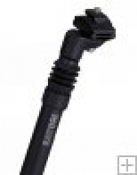 Sedlovka ZOOM odpružená dural dľžka 350mm, 25,4 čierna