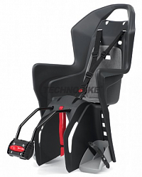 Detská sedačka POLISPORT KOOLAH, 3 bodová, čierna/šedá