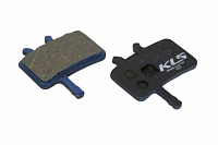 Brzdové platničky KLS D-02, organické (pár)