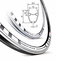 RÁF ROAD RUNNER 700C 32D+VLOŽKY ČIERNY, VENTIL 6, 490G /VEL:700C
