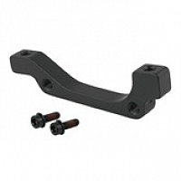 Adaptér kotúčovej brzdy FORCE, zadný, IS/PM, čierny, 160