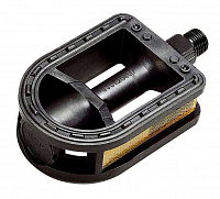 PEDÁLE MTB PLAST ČIERNE KNR DETSKÉ, KLZNÉ