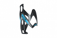 Košík na fľašu KLS PATRIOT, čierna/modrá