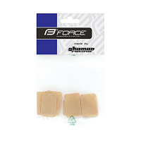 Nálepky FORCE pod bowden, číre, sada 6 ks