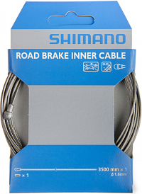 Brzdové lanko SHIMANO, cestné, tandem, nerez, 3500x1,6 mm