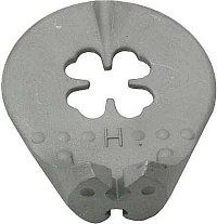 Centrovací kľúč štvorlístok, nerez, 3,2/3,5mm