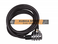 Zámok špirála kódový PRO-T 3 čísla M6 x 150cm