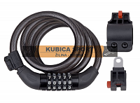 Zámok špirála kódový PRO-T 5 čísel M12 x 120cm