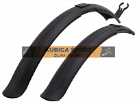 Blatníky FORPLAST MTB, plast, čierne, 24" - 26"