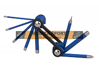 Multikľúč PRO-T, 8 funkcií, čierna/modrá