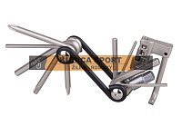 Multikľúč PRO-T, 11 funkcií s nytovačom, čierna