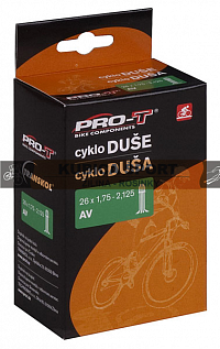 Duša PRO-T 700x28-37C AV v krabičke Duša PRO-T 700x28-37C AV v krabičke