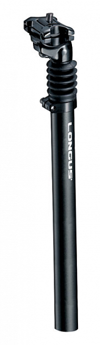 Sedlovka SPRING odpružená Al 27,2/350mm čierna