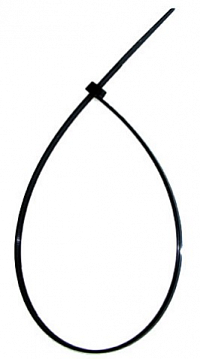 Sťahovacia páska, plast, čierna, 3,6 x 290 mm, cena za 1 ks