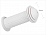 Rukoväte detské, biele, 95mm