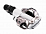 Pedále MTB PD-M520 SPD bez odrazky+zar. SM-SH51 biele