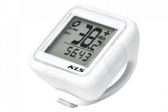 Držiak pre cyklopočítač REFLEX, gumový, na riadidlá, biely