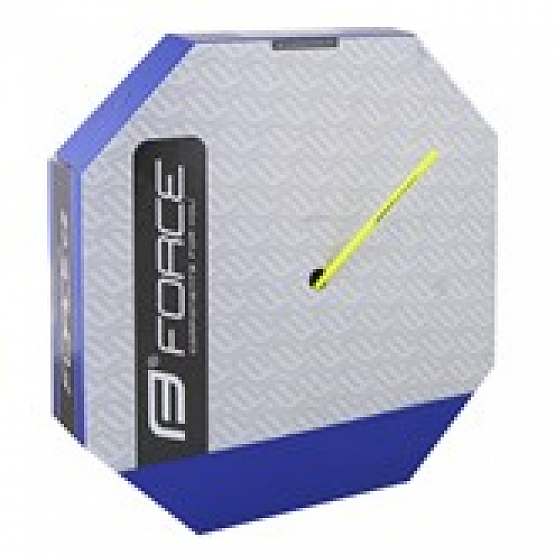 Brzdový bowden FORCE, žlto-zelený, 5 mm, cena za 1m