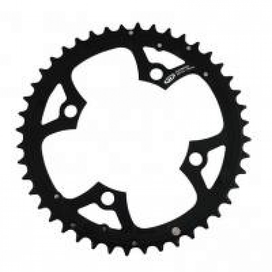 Prevodník M540 Deore 44z. 9-k 4-ramenný 104mm Alu čierny