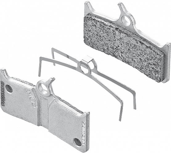 Brzdové platničky+pružinky M755, M04  resin štandard