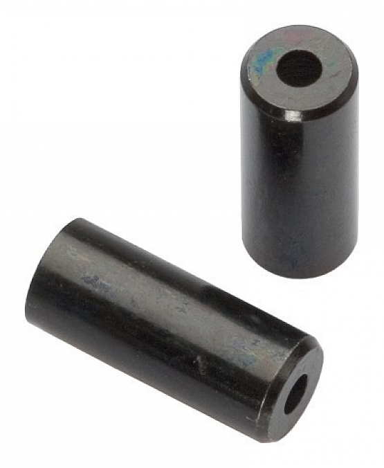 Koncovka bowdenu JAGWIRE BOT115-4H, mosadzná, čierna, 4 mm, cena za 1 ks