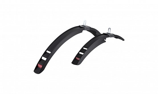 Blatníky CTM MTB, čierne, 20" - 24"