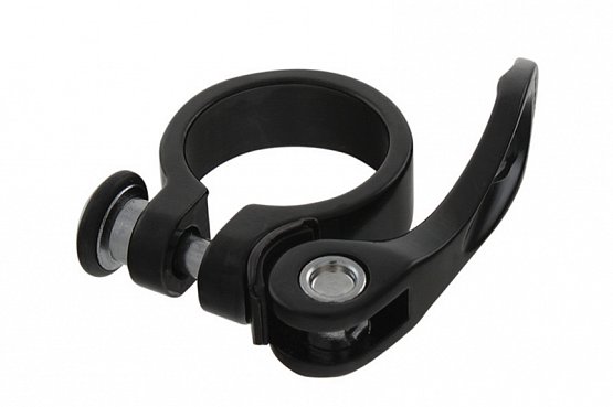 Podsedlový rýchloupinák - duralový, čierny 34,9