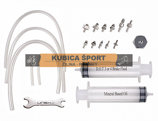 Sada na odvzdušnenie hydraulických bŕzd PRO-T AGR