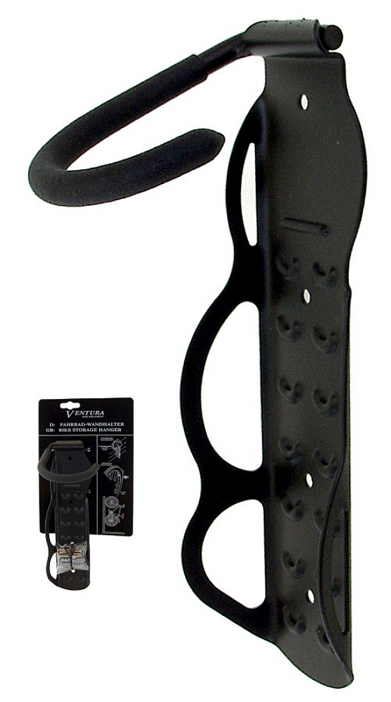 Stojan - držiak bicykla nástenný za ráf kolesa