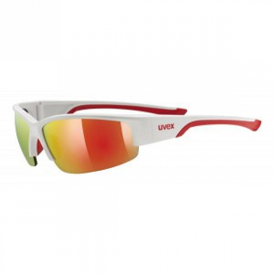 UVEX Sportstyle 215, white mat red, S3 UVEX Sportstyle 215, white mat red, S3