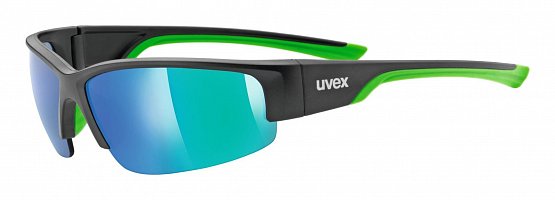 UVEX Sportstyle 215, black mat green, S3 UVEX Sportstyle 215, black mat green, S3