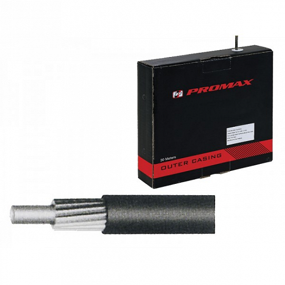 Radiaci bowden PROMAX, čierny, 4 mm, cena za 1m