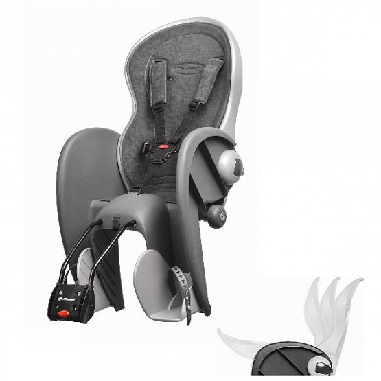 Detská sedačka POLISPORT WALLABY DELUXE, 5 bodová, šedá