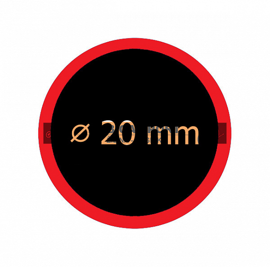 Sada záplat THUMBS UP 20mm, cena za 1ks