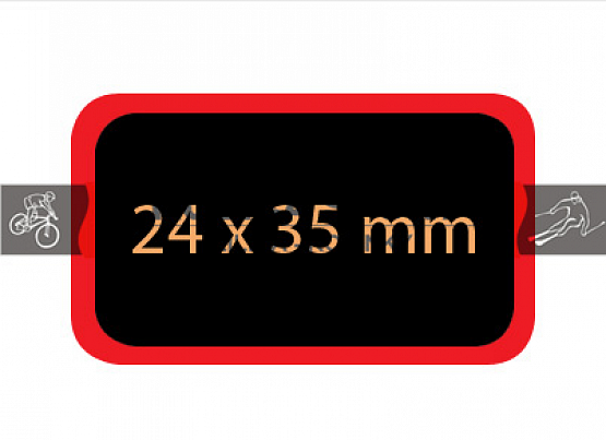 Sada záplat THUMBS UP 24 x 35mm, cena za 1ks