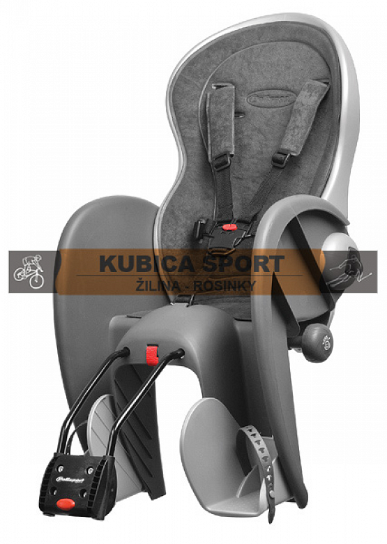 Detská sedačka POLISPORT WALLABY DELUXE, 5 bodová, šedá
