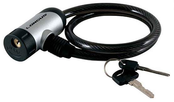 Zámok 10/650mm strieborný