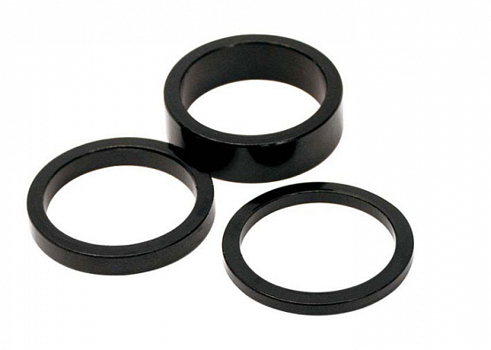 Podložka Al pod predstavec 28,6/3mm čierna, cena za 1 ks