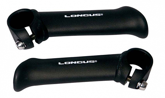 Rohy anatomické, Al, čierne, 120 mm