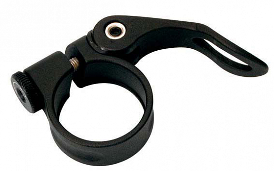 Objímka podsedadl.AL 34,9mm s RU čierna