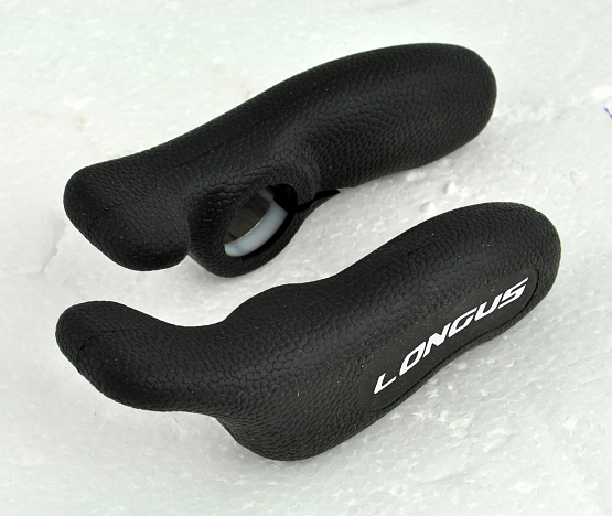 Rohy LONGUS RUBYGRIP, anatomické, čierne