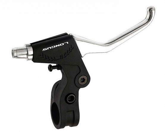 Brzdové páky V-Brake Al/plast 3 prsty čierne