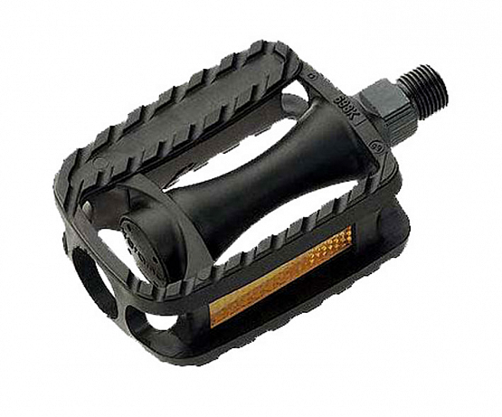 Pedále MTB plast čierne detské malý závit guličkové