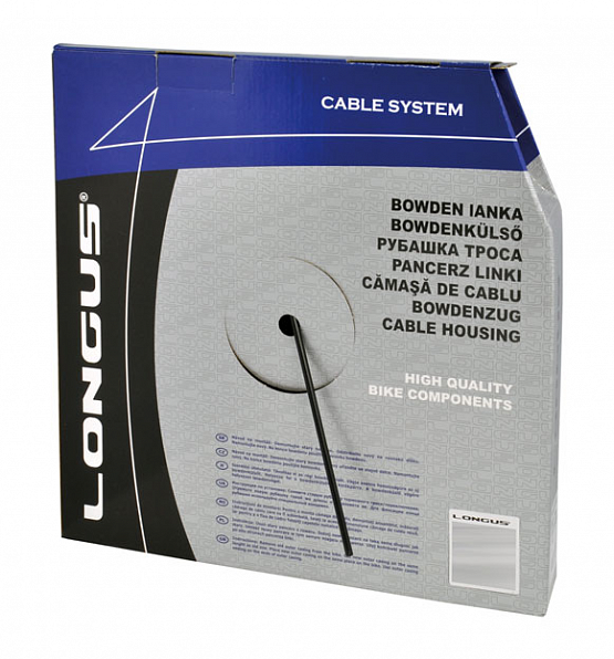 Radiaci bowden LONGUS SP, čierny, cena za 1 m