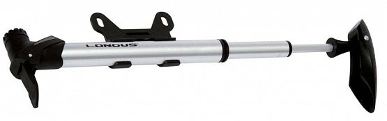 Pumpička LONGUS TELESCOP ALU-T 120, čierna/strieborná